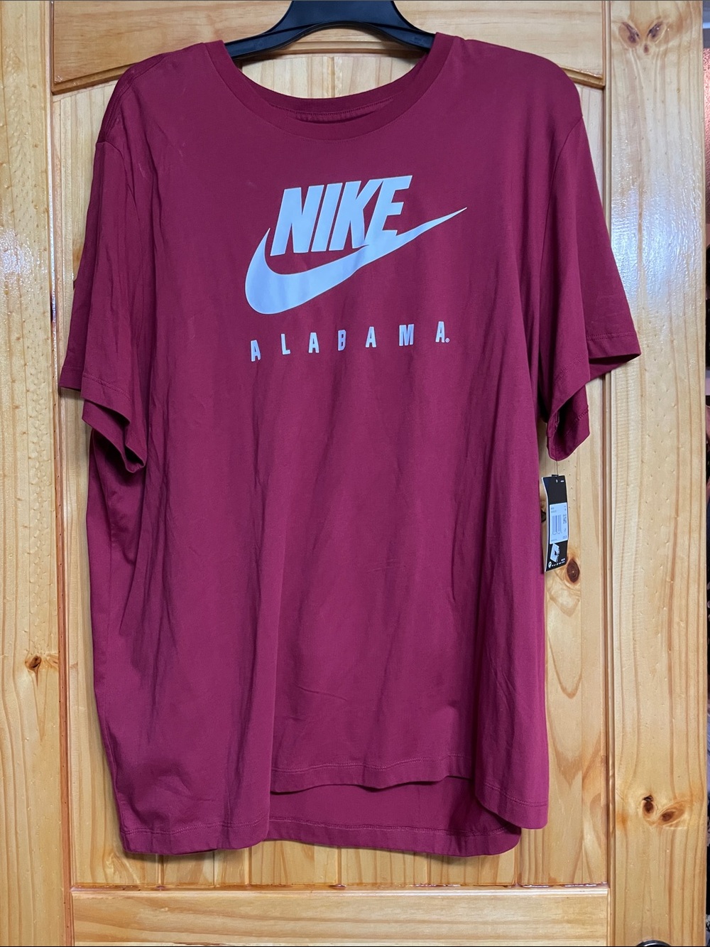 Nike Men's Crimson Alabama Logo Short Sleeve Tee NWT